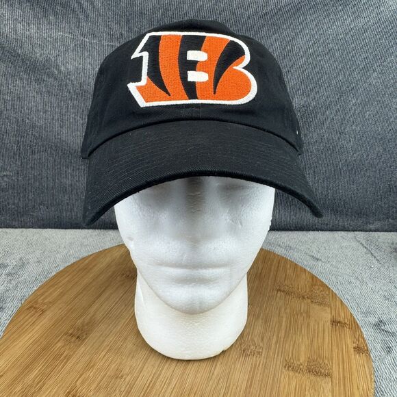 Cincinnati Bengals Hat Cap Strapback Adult Black Orange Adjustable Fanatics NFL - Picture 1 of 11